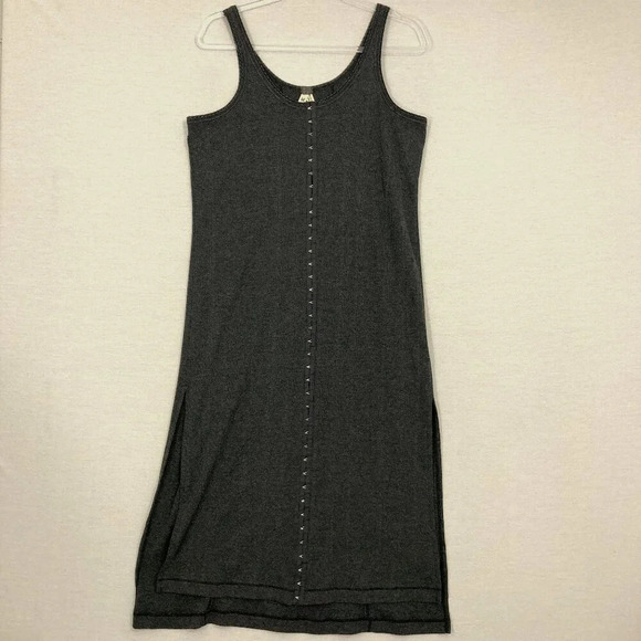We the Free Dark Gray Drop Needle Rib Venice Tunic Dress Medium - Picture 2 of 12